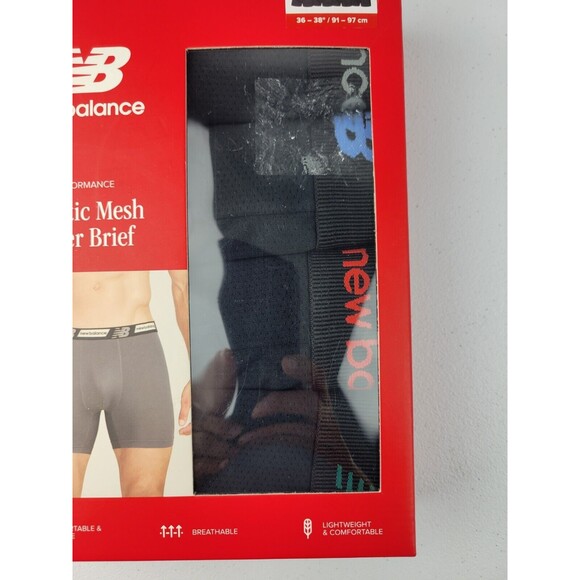New Balance Men's 4 Pack Performance Premium Boxer Brief Size L 36-38" NIB - Picture 5 of 10